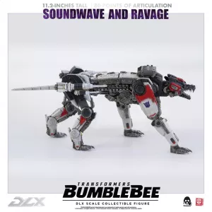 Transformers Bumblebee DLX Action Figure 2-Pack 1/6 Soundwave & Ravage 28 cm ThreeZero