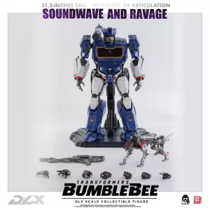 Transformers Bumblebee DLX Action Figure 2-Pack 1/6 Soundwave & Ravage 28 cm ThreeZero