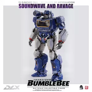 Transformers Bumblebee DLX Action Figure 2-Pack 1/6 Soundwave & Ravage 28 cm ThreeZero