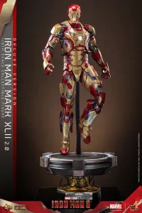 Iron Man 3 Movie Masterpiece Diecast Action Figure 1/6 Iron Man Mark XLII (2.0) Deluxe 32 cm Hot Toys