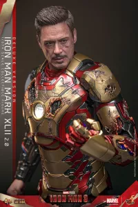 Iron Man 3 Movie Masterpiece Diecast Action Figure 1/6 Iron Man Mark XLII (2.0) Deluxe 32 cm Hot Toys