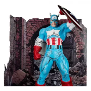 Marvel PVC Statue 1/6 Captain America (The Amazing Spider-Man #323) 28 cm McFarlane Toys