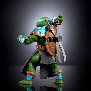 MOTU x TMNT: Turtles of Grayskull Action Figure Stealth Armor Leonardo 14 cm Mattel