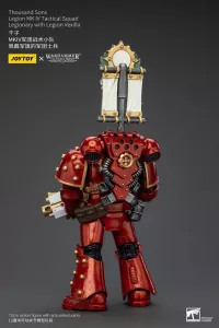 Warhammer The Horus Heresy Action Figure 1/18 Thousand Sons Legion MK IV Tactical Squad Legionary with Legion Vexilla 12 cm Joy Toy (CN)