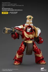 Warhammer The Horus Heresy Action Figure 1/18 Thousand Sons Sekhmet Terminator Cabal Sekhmet Volkite Charger and Power Fist 14 cm Joy Toy (CN)