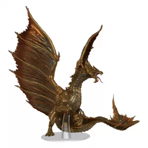 D&D Icons of the Realms Statue Adult Brass Dragon 30 cm - Damaged packaging