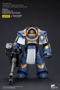 Warhammer The Horus Heresy Action Figure 1/18 Uitramarines Cataphractii Terminator Squad Terminator with Reaper Autocannon 14 cm Joy Toy (CN)