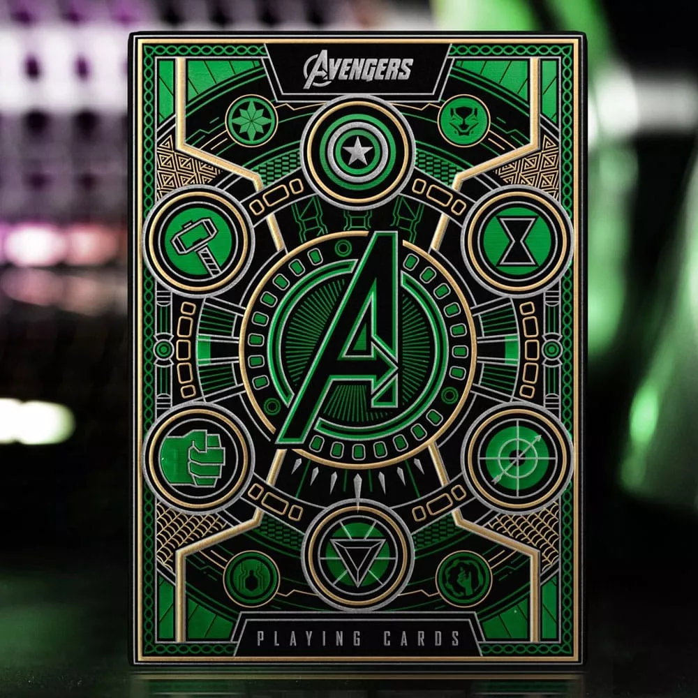 Avengers - The Infinity Saga Playing Cards Green Version Theory11