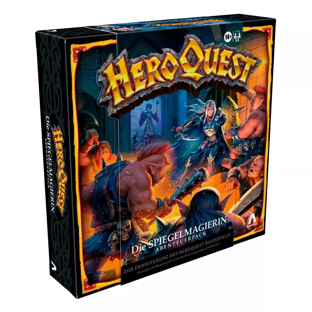 HeroQuest Board Game Expansion Die Spiegelmagierin Quest Pack *German Version* Hasbro