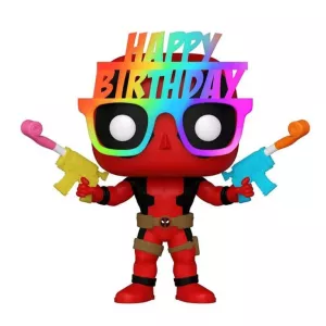 Deadpool POP! Marvel Vinyl Figure 30th Birthday Glasses Deadpool 9 cm