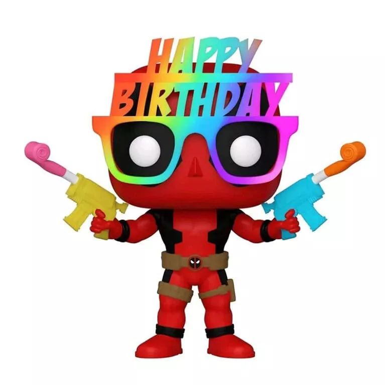 Deadpool POP! Marvel Vinyl Figure 30th Birthday Glasses Deadpool 9 cm Funko