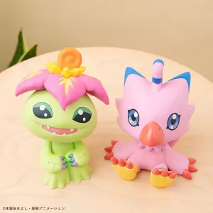 Digimon Adventure Look Up PVC Statues Tentomon & Palmon 11 cm (with gift) Megahouse