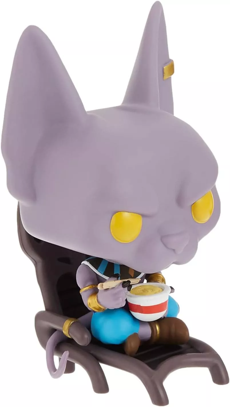 Dragon Ball Super POP! Animation Vinyl Figure Beerus Eating Noodles 9 cm Funko