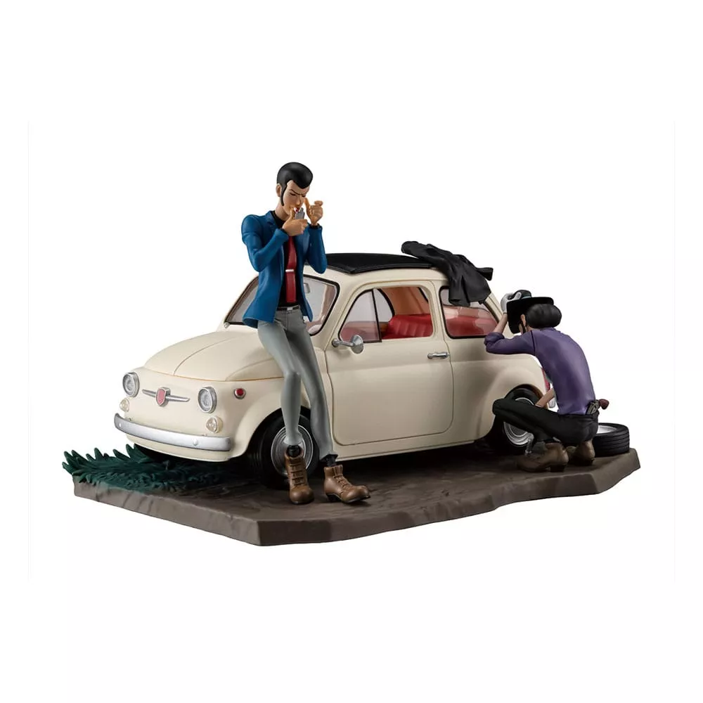 Lupin III PVC Statue Lupin the Gallery Punk at Dawn 9 cm Megahouse