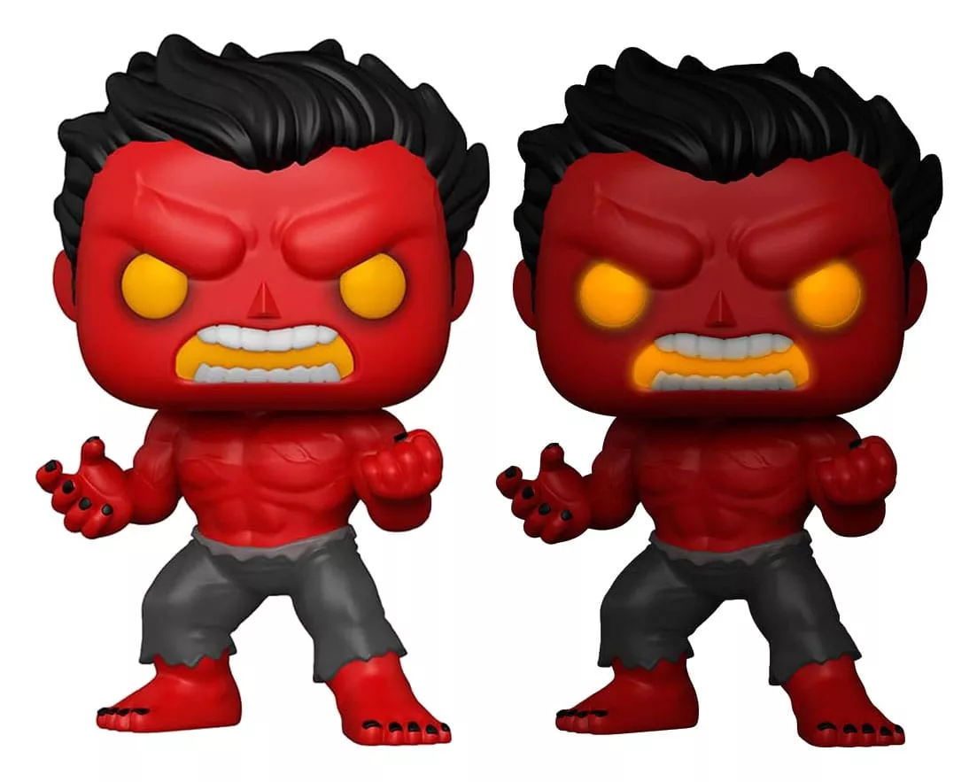 Marvel POP! Vinyl Figure Red Hulk w/(GW)Chase 9 cm Assortment (6) Funko