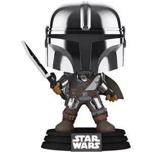 Star Wars: Mandalorian POP! Vinyl Figure MandoW/DrkSabr(GW/MT) 9 cm