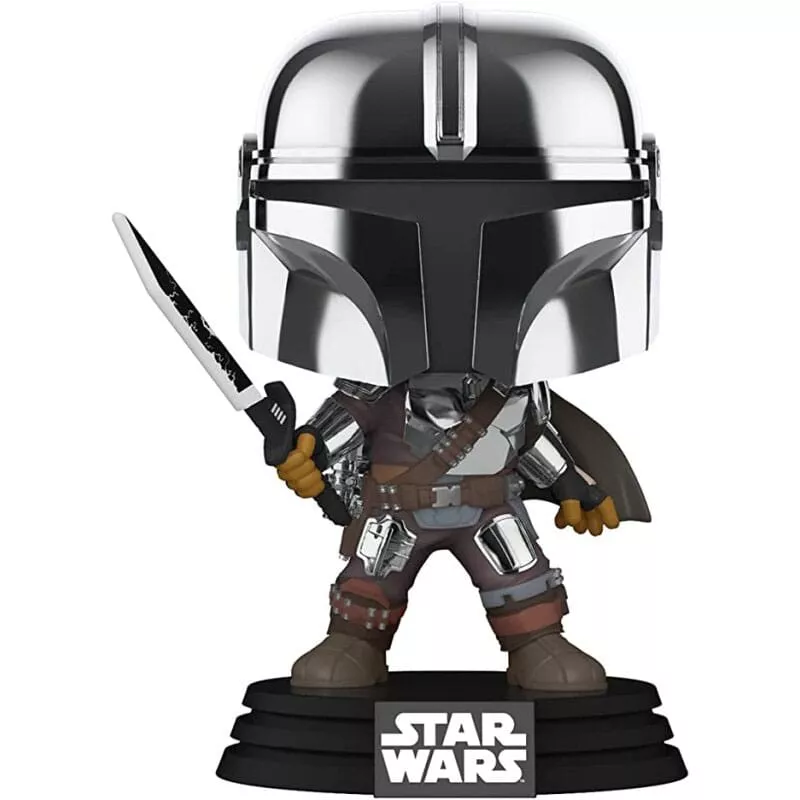 Star Wars: Mandalorian POP! Vinyl Figure MandoW/DrkSabr(GW/MT) 9 cm Funko