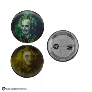 Beetlejuice Pin Badges 6-Pack Cinereplicas