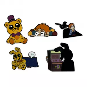 Five Nights at Freddy's Enamel Pins Set Into the Pit 3 cm (6) Youtooz