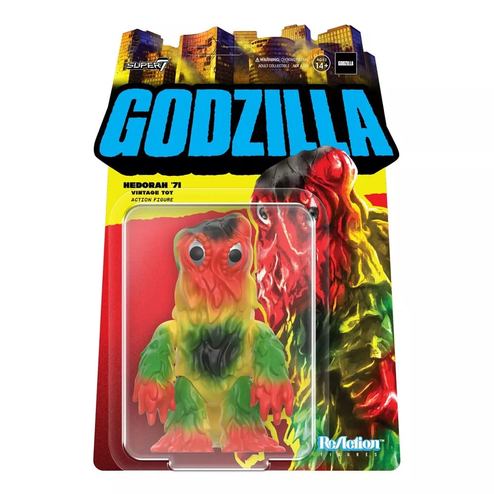 Godzilla Toho ReAction Action Figure Hedorah Vintage Toy 10 cm Super7