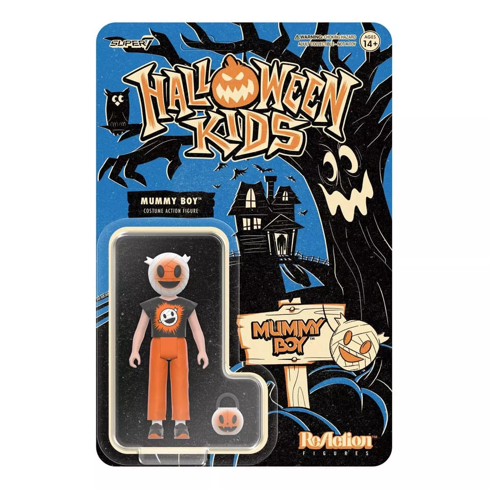 Halloween Kids ReAction Action Figure Mummy Boy Graphic Tee 10 cm Super7