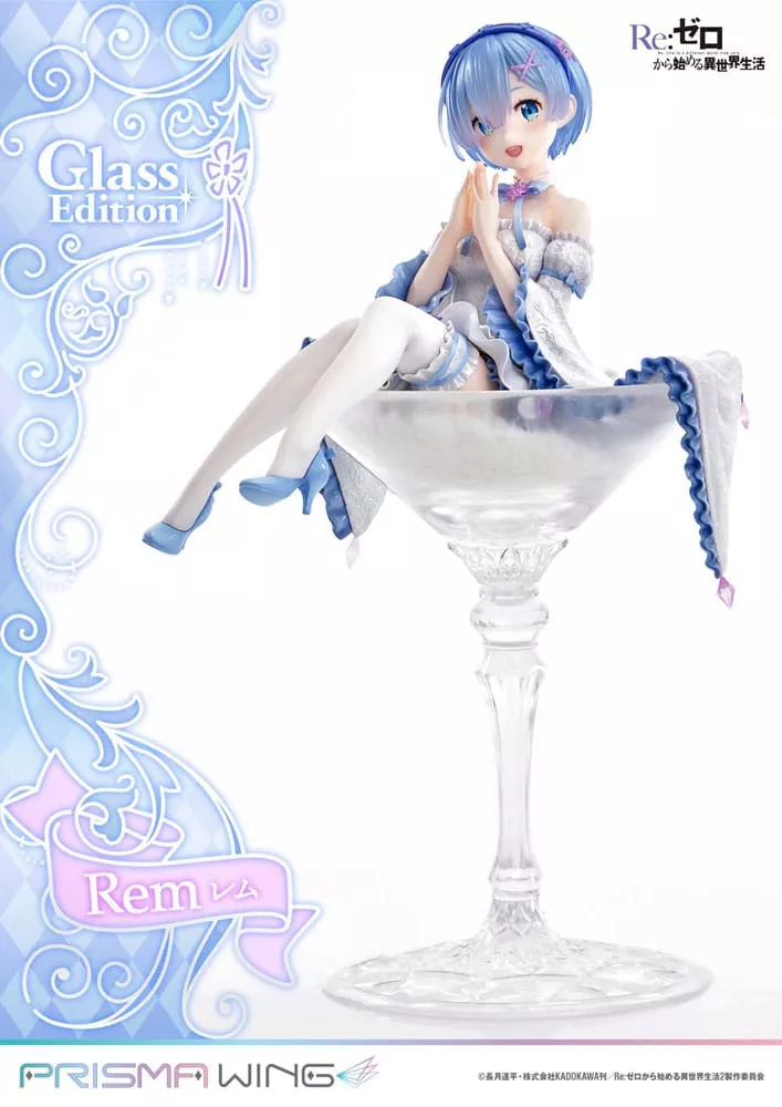 Re:Zero - Starting Life in Another World Prisma Wing PVC Statue 1/7 Rem Glass Edition 23 cm Prime 1 Studio