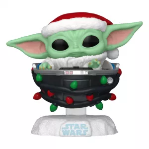 Star Wars: Mandalorian POP! Vinyl Figure Holiday Grogu Pram 9 cm