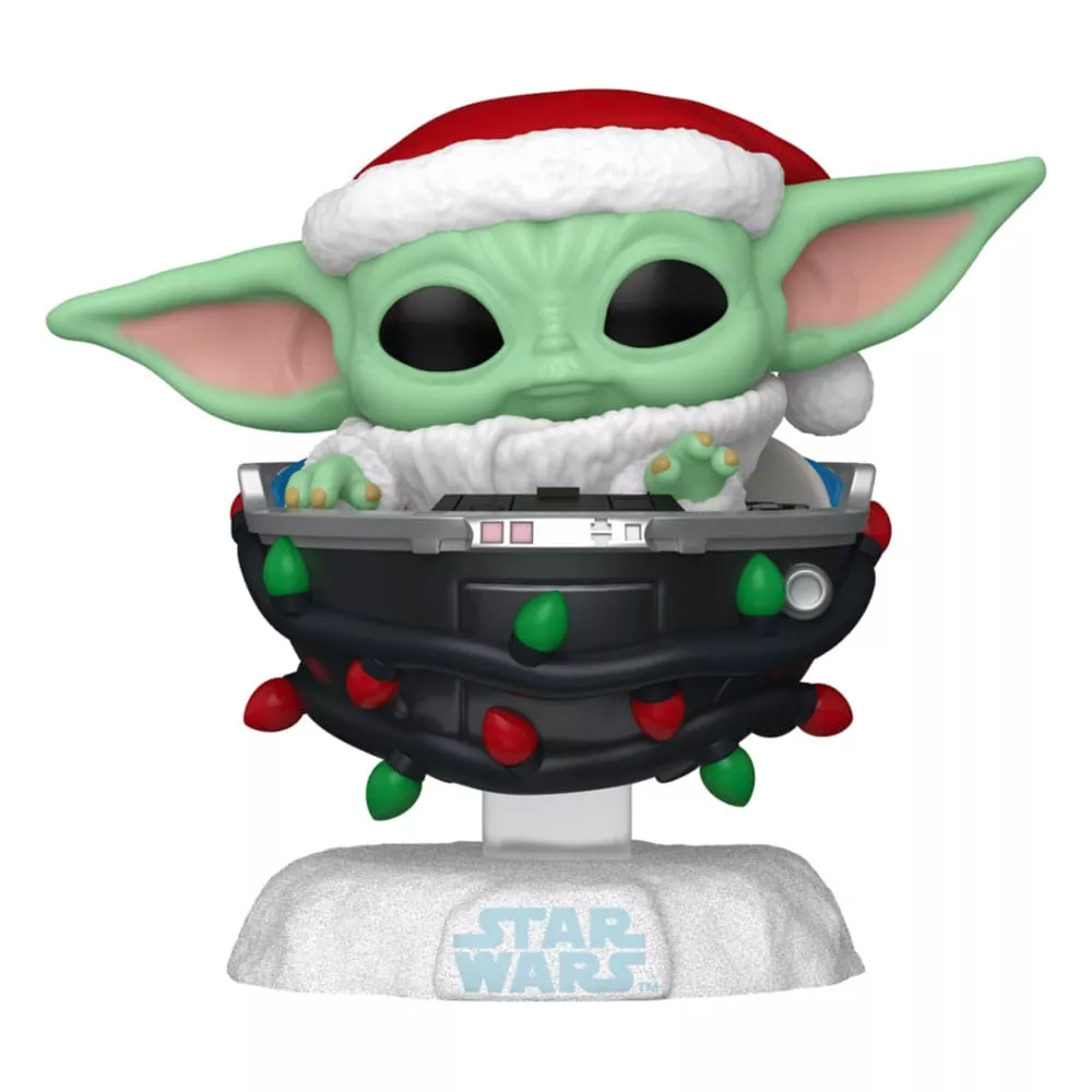 Star Wars: Mandalorian POP! Vinyl Figure Holiday Grogu Pram 9 cm Funko