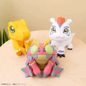 Digimon Adventure Look Up PVC Statues Tentomon & Palmon 11 cm (with gift) Megahouse