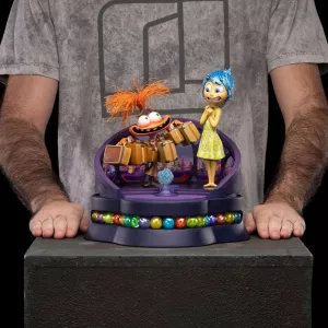 Inside Out 2 Deluxe Art Scale Statue 1/10 Joy and Anxiety 26 cm Iron Studios