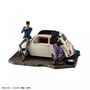 Lupin III PVC Statue Lupin the Gallery Punk at Dawn 9 cm Megahouse