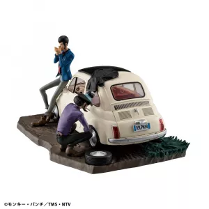 Lupin III PVC Statue Lupin the Gallery Punk at Dawn 9 cm Megahouse