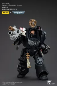 Warhammer 40k Action Figure 1/18 Iron Hands Captain in Terminator Armour 14 cm Joy Toy (CN)