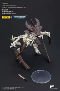 Warhammer 40k Action Figure 1/18 Tyranids Hive Fleet Leviathan Tyranid Warrior with Boneswords 2 15 cm Joy Toy (CN)