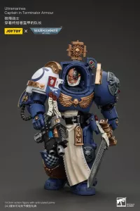 Warhammer 40k Action Figure 1/18 Ultramarines Captain In Terminator Armour 14 cm Joy Toy (CN)