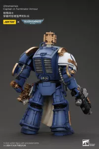 Warhammer 40k Action Figure 1/18 Ultramarines Captain In Terminator Armour 14 cm Joy Toy (CN)