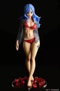 Fairy Tail Statue 1/6 Jubia Lokser Gravure_Stylesee-through wet shirt Red Bikini!! 25 cm Orca Toys