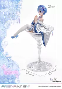 Re:Zero - Starting Life in Another World Prisma Wing PVC Statue 1/7 Rem Glass Edition 23 cm Prime 1 Studio