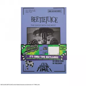 Beetlejuice Notebook It's Show Time Cinereplicas