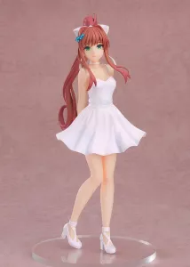 Doki Doki Literature Club! Pop Up Parade PVC Statue Monika: White Dress Ver. 18 cm Good Smile Company