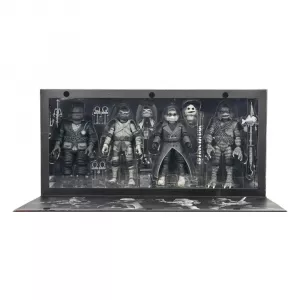 Universal Monsters x Teenage Mutant Ninja Turtles Action Figures 4-Pack Turtles Black & White 18 cm NECA