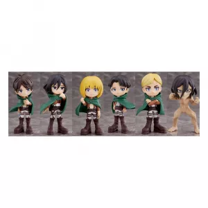 Attack On Titan Anime Series Mini Figures 9 cm Display (6)