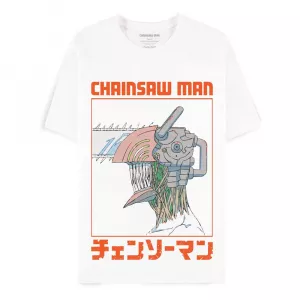 Chainsaw Man T-Shirt Three Tone Chainsaw Size M