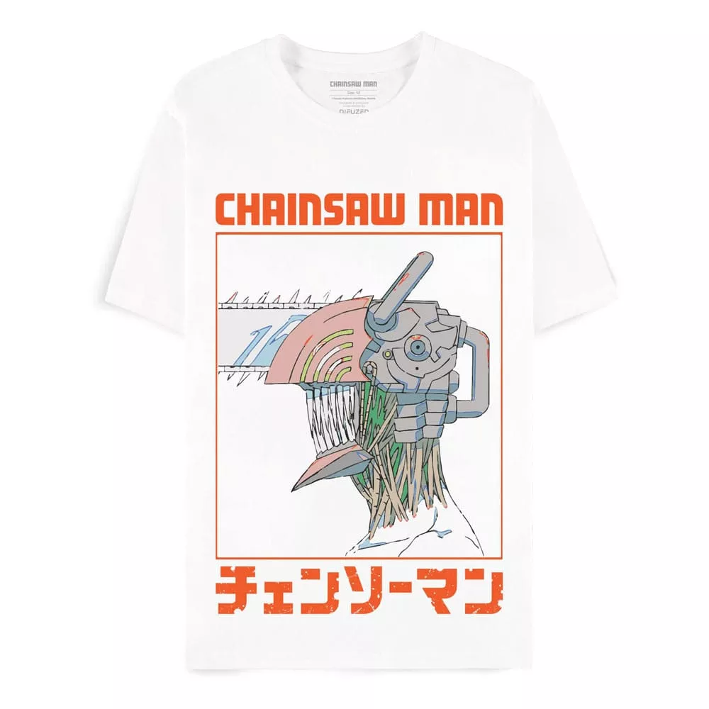 Chainsaw Man T-Shirt Three Tone Chainsaw Size XL Difuzed