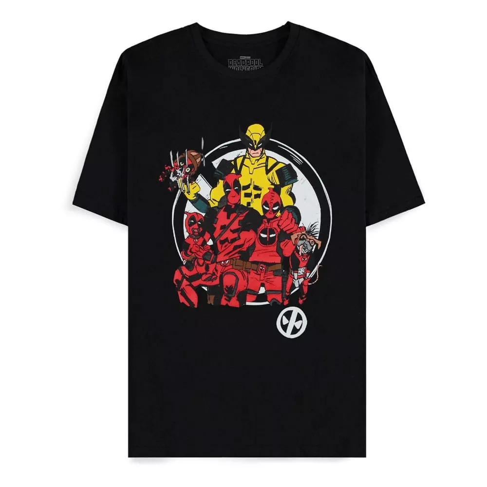 Deadpool T-Shirt Family Portrait Size L Difuzed