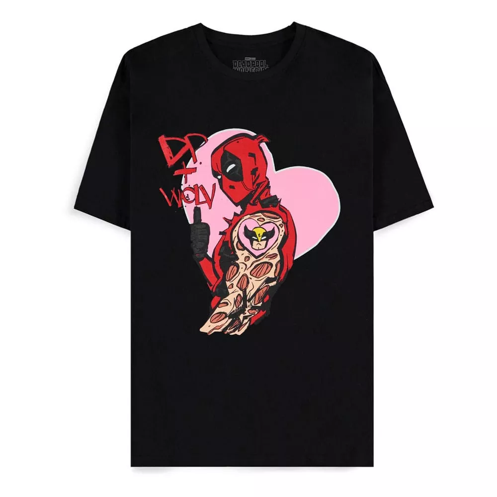 Deadpool T-Shirt I Heart You Size L Difuzed