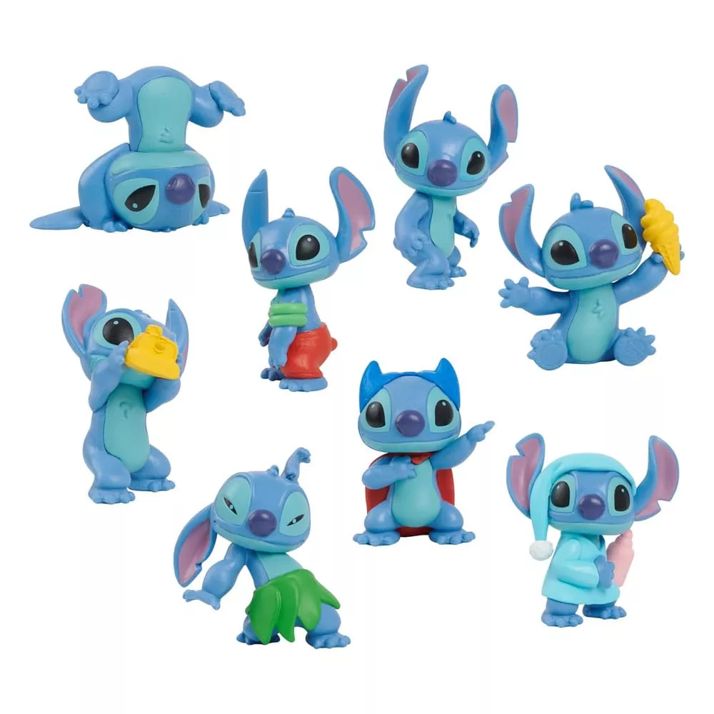 Lilo & Stitch Mini Figure 8-Pack Stitch Collectible Figure Set 7 cm Just Play