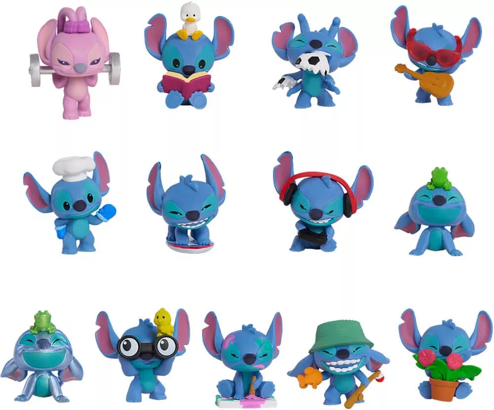 Lilo & Stitch Mini Figures Stitch Hobbies Display (24) Just Play