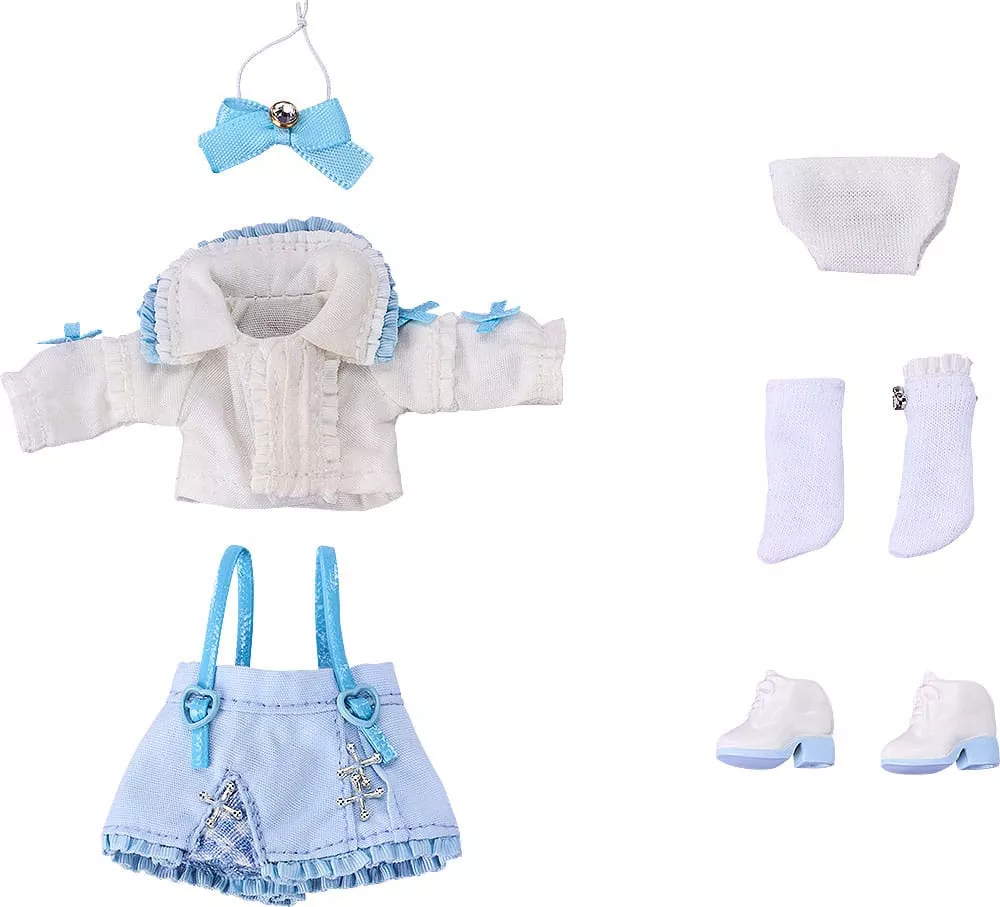 Nendoroid Accessories for Nendoroid Doll Figures Outfit Set: Suspender Skirt Set (White & Blue) Good Smile Company