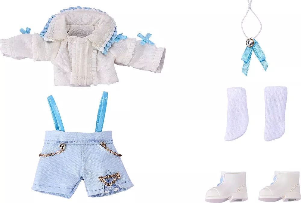 Nendoroid Accessories for Nendoroid Doll Figures Outfit Set: Suspender Shorts Set (White & Blue) Good Smile Company